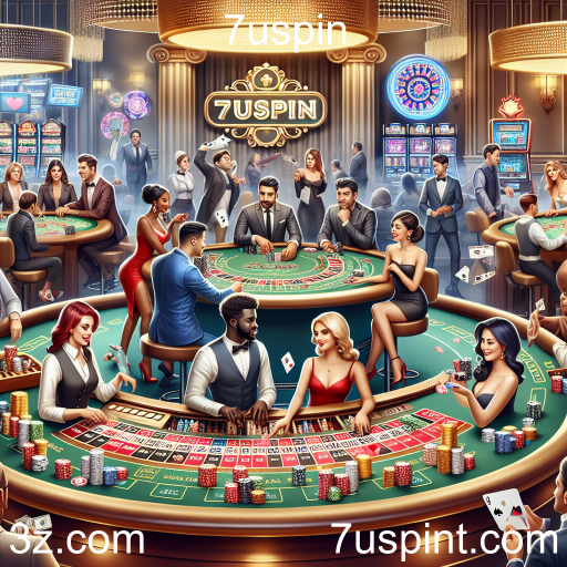 Experimente a Adrenalina dos Jogos ao Vivo no 7uspin